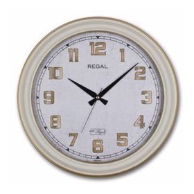 Regal 9108 W3 Beyaz Kasa Büyük Boy Duvar Saati