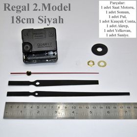 Regal Motoru Metal Akrep Yelkovan SESSİZ MEKANİZMA Duvar Saati