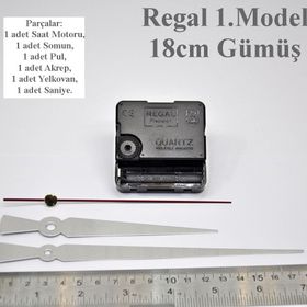 Regal Motoru Metal Akrep Yelkovan SESSİZ MEKANİZMA Duvar Saati