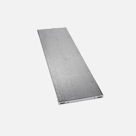 Regalux 120x35 cm Gümüş Metal Raf
