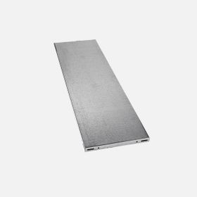 Regalux 120x35 cm Gümüş Metal Raf