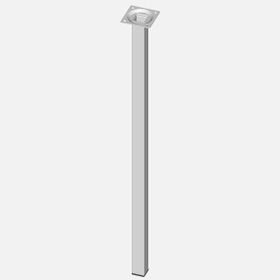 Regalux Çelik Boru Kar 600 mm Beyaz Masa Ayağı