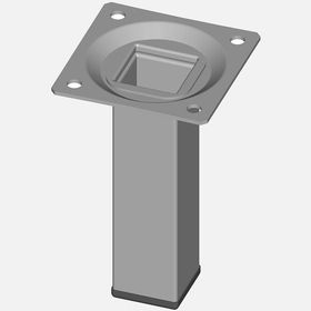 Regalux Çelik Boru Kare 100 mm Beyaz Masa Ayağı