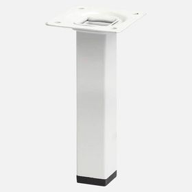 Regalux Çelik Boru Kare 200 mm Beyaz Masa Ayağı