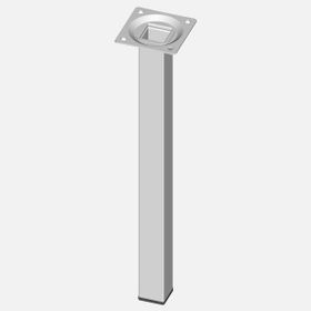 Regalux Çelik Boru Kare 300 mm Beyaz Masa Ayağı