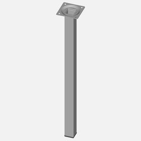 Regalux Çelik Boru Kare 400 mm Beyaz Masa Ayağı