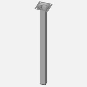 Regalux Çelik Boru Kare 400 mm Beyaz Masa Ayağı