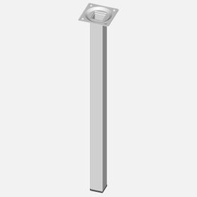 Regalux Çelik Boru Kare 400 mm Beyaz Masa Ayağı