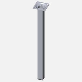 Regalux Çelik Boru Kare 400 mm Krom Masa Ayağı