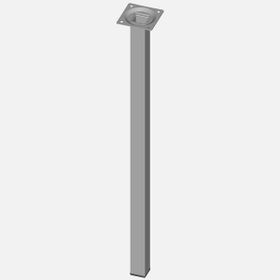 Regalux Çelik Boru Kare 500 mm Beyaz Masa Ayağı