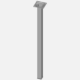 Regalux Çelik Boru Kare 500 mm Beyaz Masa Ayağı