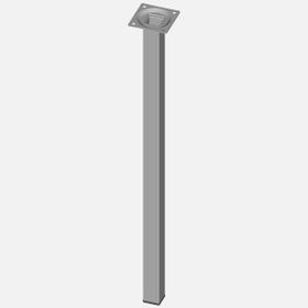 Regalux Çelik Boru Kare 500 mm Beyaz Masa Ayağı