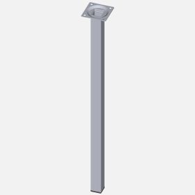 Regalux Çelik Boru Kare 500 mm Krom Masa Ayağı