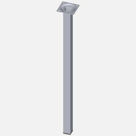 Regalux Çelik Boru Kare 500 mm Krom Masa Ayağı