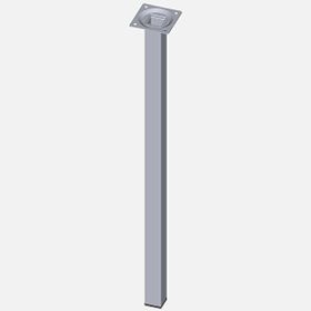 Regalux Çelik Boru Kare 500 mm Krom Masa Ayağı