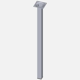 Regalux Çelik Boru Kare 500 mm Krom Masa Ayağı