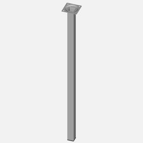 Regalux Çelik Boru Kare 600 mm Beyaz Masa Ayağı