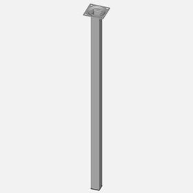 Regalux Çelik Boru Kare 600 mm Beyaz Masa Ayağı