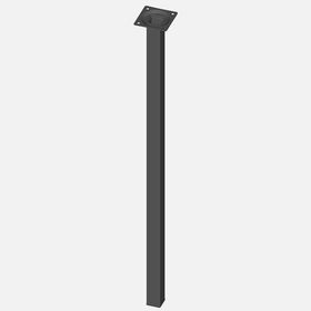 Regalux Çelik Boru Kare 600 mm Siyah Masa Ayağı