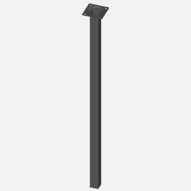 Regalux Çelik Boru Kare 600 mm Siyah Masa Ayağı