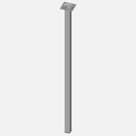Regalux Çelik Boru Kare 700 mm Beyaz Masa Ayağı