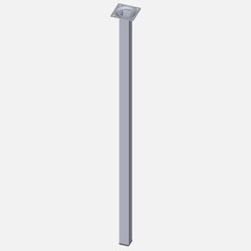 Regalux Çelik Boru Kare 700 mm Krom Masa Ayağı