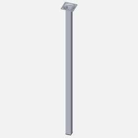 Regalux Çelik Boru Kare 700 mm Krom Masa Ayağı