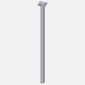 Regalux Çelik Boru Kare 700 mm Krom Masa Ayağı