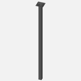 Regalux Çelik Boru Kare 700 mm Siyah Masa Ayağı