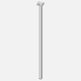 Regalux Çelik Boru Kare 800 mm Beyaz Masa Ayağı