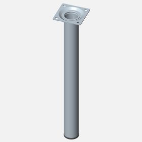 Regalux Çelik Boru Yuvarlak 300 mm Paslanmaz Çelik Rengi Masa Ayağı
