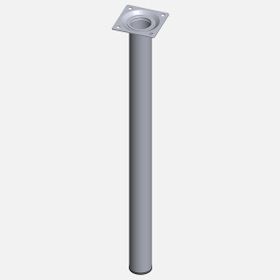 Regalux Çelik Boru Yuvarlak 500 mm Krom Masa Ayağı