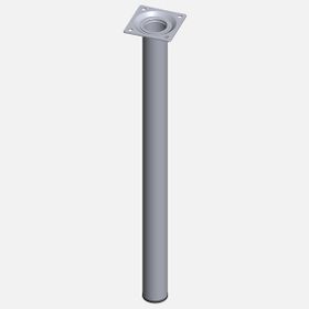 Regalux Çelik Boru Yuvarlak 500 mm Krom Masa Ayağı