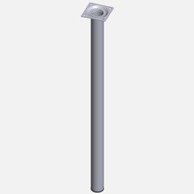 Regalux Çelik Boru Yuvarlak 600 mm Krom Masa Ayağı