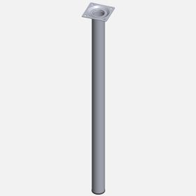 Regalux Çelik Boru Yuvarlak 600 mm Krom Masa Ayağı