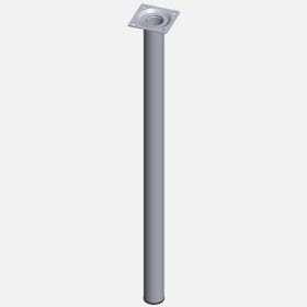 Regalux Çelik Boru Yuvarlak 600 mm Krom Masa Ayağı