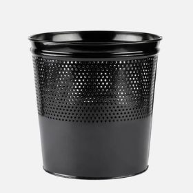 Regalux Metal Siyah Çöp Kovası