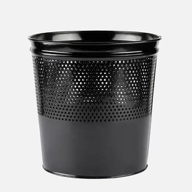 Regalux Metal Siyah Çöp Kovası