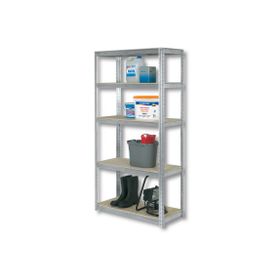 Regalux Metal Sunta 180x90x40 cm Gri 5 Katlı Raf