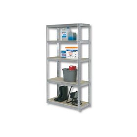 Regalux Metal Sunta 180x90x40 cm Gri 5 Katlı Raf