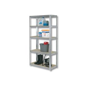Regalux Metal Sunta 180x90x40 cm Gri 5 Katlı Raf