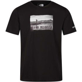 Regatta Fingal Slogan II Siyah Erkek T-Shirt