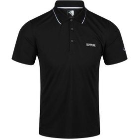 Regatta Maverik V Siyah Polo Yaka Erkek T-Shirt