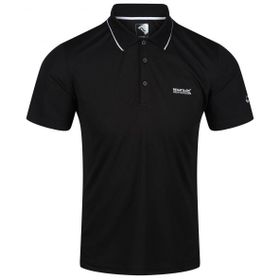 Regatta Maverik V Siyah Polo Yaka Erkek T-Shirt