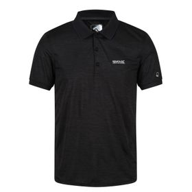 Regatta Remex II Siyah Polo Yaka Erkek T-Shirt