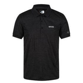 Regatta Remex II Siyah Polo Yaka Erkek T-Shirt