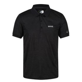Regatta Remex II Siyah Polo Yaka Erkek T-Shirt