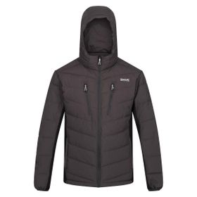 Regatta RMN199 Cranmore Puffer Antrasit Kapüşonlu Zip Erkek Ceket