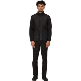 Regatta RMN205 ClumberIII Hybrid Siyah Erkek Zip Ceket