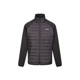 Regatta RMN226 Clumber IV Hybrid Siyah Erkek Dik Yaka Regular Fit Ceket
